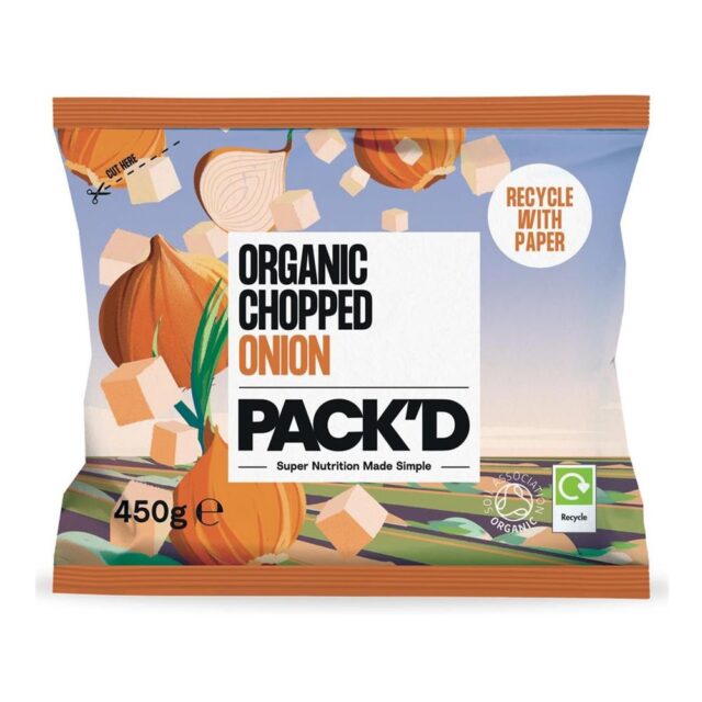 Pack'd Organic Chopped Onion