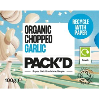 Pack'd Organic Chopped Garlic