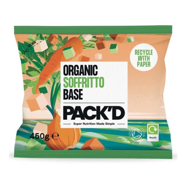 Pack'd Organic Soffritto Base (Carrots Celery & Onions)