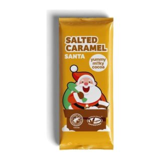 Plamil Salted Caramel Cocoa & Rice Santa Bar