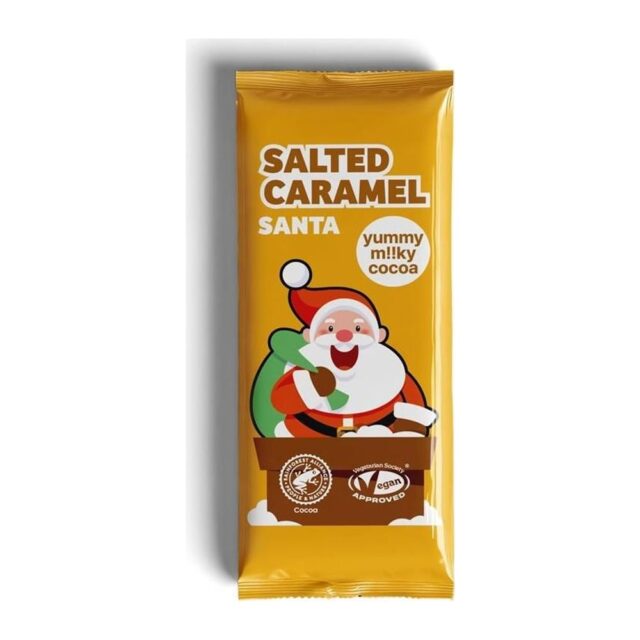 Plamil Salted Caramel Cocoa & Rice Santa Bar