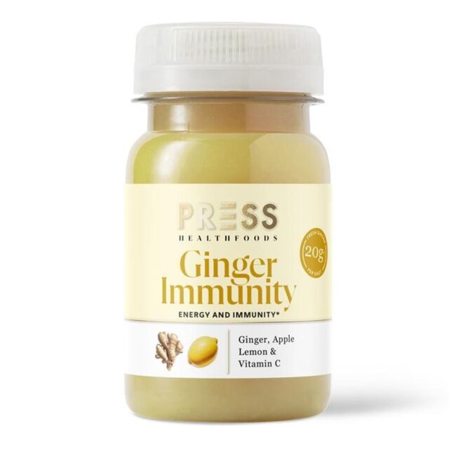 PRESS Healthfoods Ginger Immunity Shot