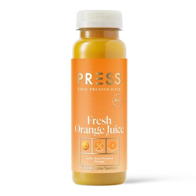 PRESS Healthfoods Cold-Pressed Orange Juice