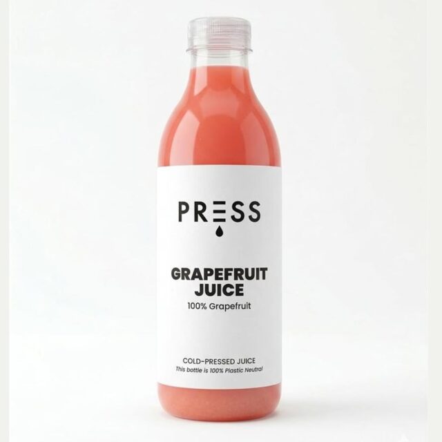 PRESS Healthfoods Cold-Pressed Grapefruit Juice