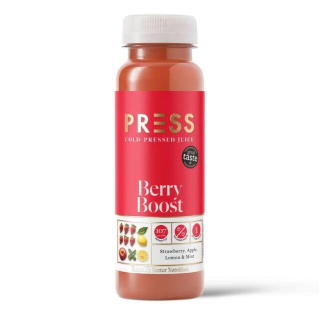 PRESS Healthfoods Cold-Pressed Berry Boost Juice