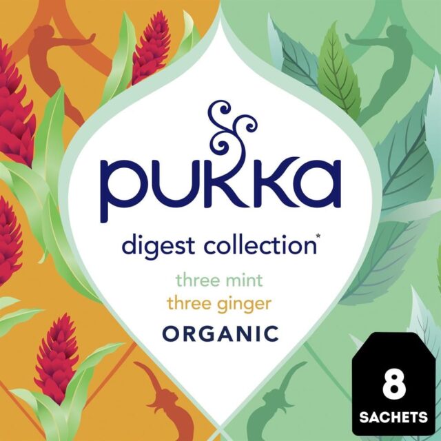 Pukka Herbs Organic Digest Collection Trial Pack 8 Tea Bags