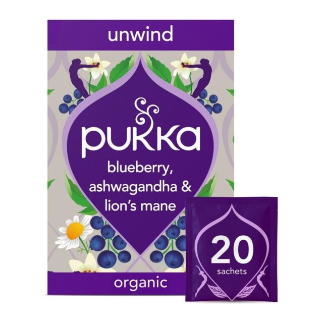 Pukka Herbs Unwind with Lion's Mane 20 Tea Bags