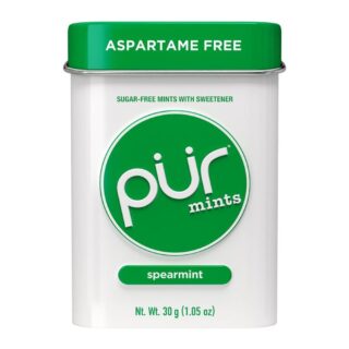 Pur Gum Aspartame Free Mints Spearmint 30g Tin