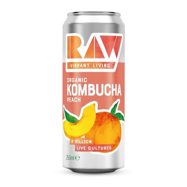 Raw Health Organic RAW Peach Kombucha
