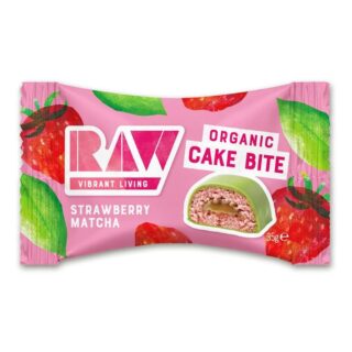 Raw Health Raw Organic Cake Bite Strawberry Matcha