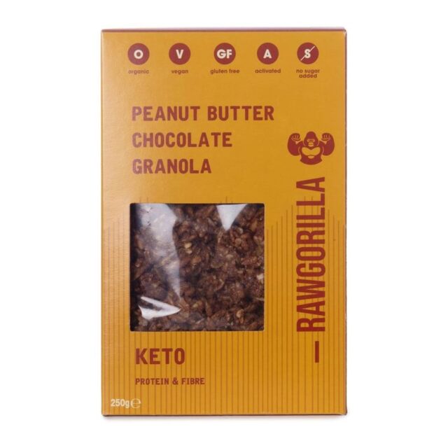 Raw Gorilla Keto Peanut Butter Chocolate Granola