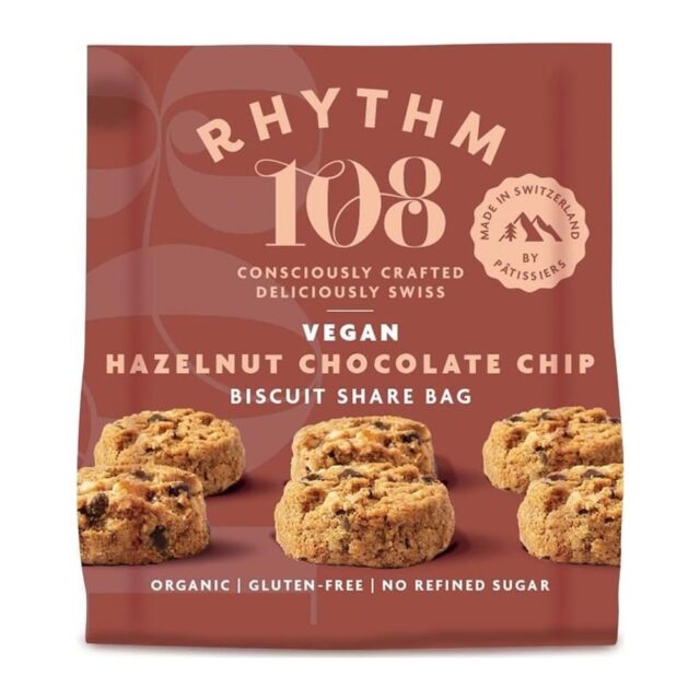 Rhythm 108 Swiss Vegan Hazelnut Chocolate Chip Share Bag