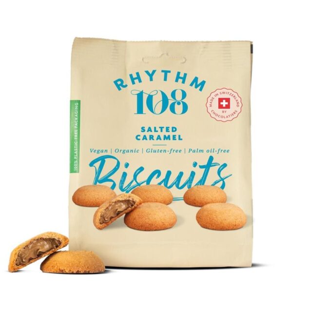 Rhythm 108 Swiss Vegan Salted Caramel Biscuit Share Bag
