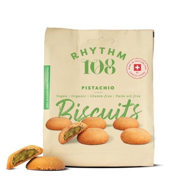 Rhythm 108 Swiss Vegan Pistachio Biscuit Share Bag