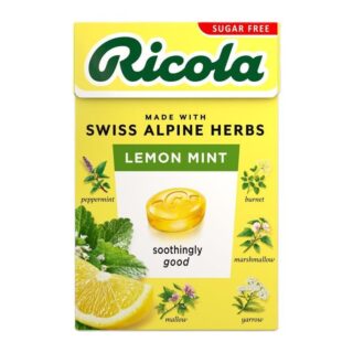 Ricola Lemon Mint Sugar Free Sweets Box
