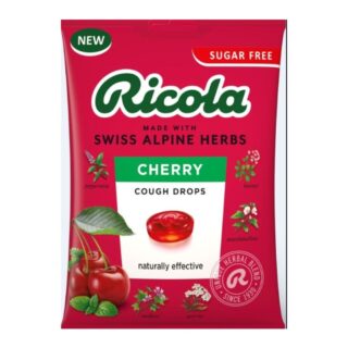 Ricola Cherry Cough Drops 70g Bag Sugar Free