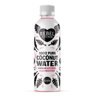 Rebel Kitchen 100% Pure Raw Coconut Water 330ml - Non-Organic