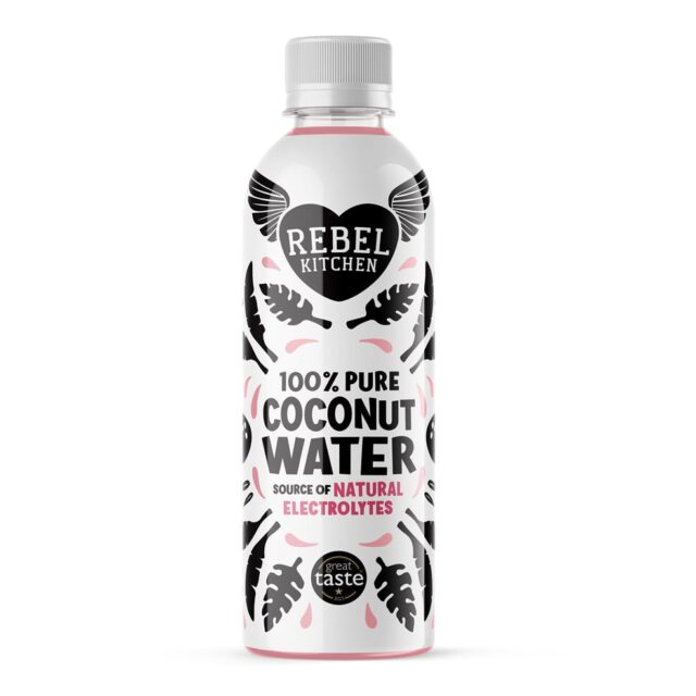 Rebel Kitchen 100% Pure Raw Coconut Water 330ml - Non-Organic