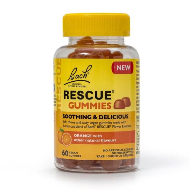 Bach Original Flower Remedies Rescue Remedy Gummies Orange - 60 Gummies