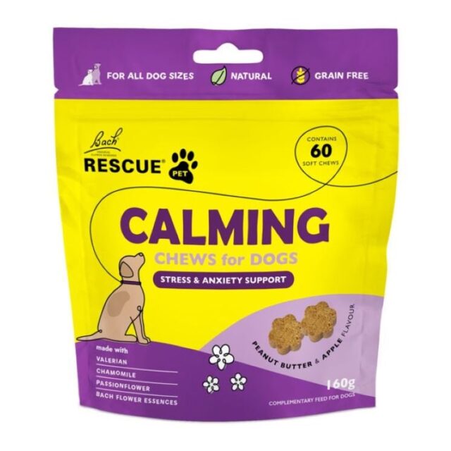 Bach Original Flower Remedies Rescue Remedy Pet Calming Chews for Dogs