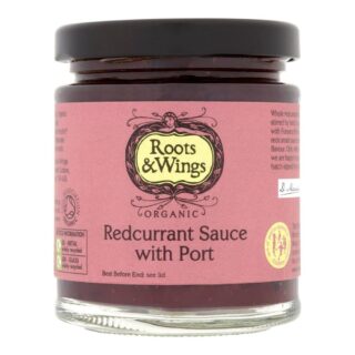 Roots and Wings Organic Redcurrant Sauce with Port