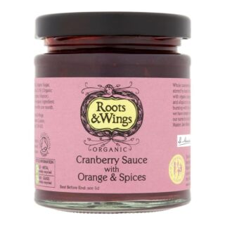 Roots and Wings Organic Cranberry Sauce with Orange & Spices