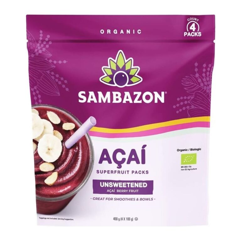 Sambazon Acai Unsweetened Superfruit 4 x