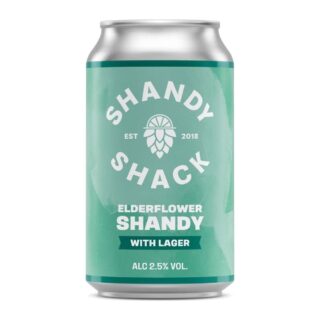 Shandy Shack Elderflower Shandy with Lager 2.5% ABV