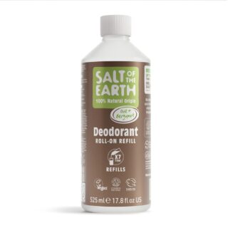 Salt of the Earth Natural Deo Roll-on Refill 525ml Oud & Bergamot