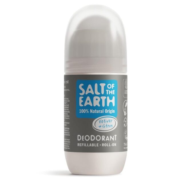 Salt of the Earth Vetiver & Citrus Refillable Roll-On Deodorant