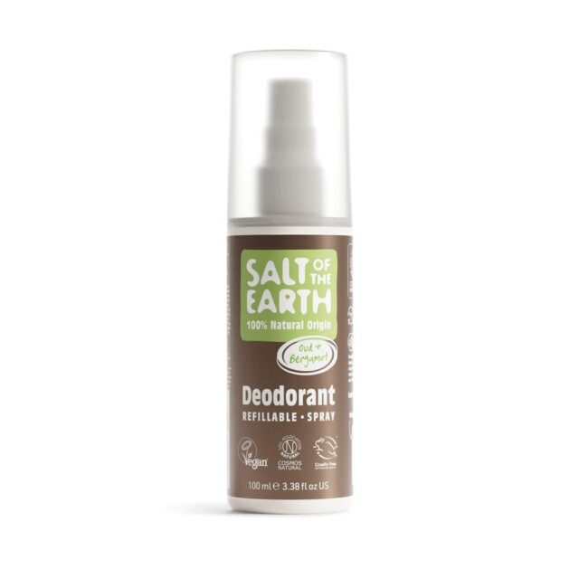Salt of the Earth Oud & Bergamot Refillable Deo Spray