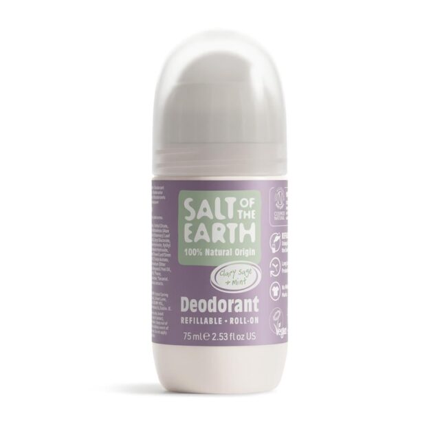 Salt of the Earth Clary Sage & Mint Refillable Roll On