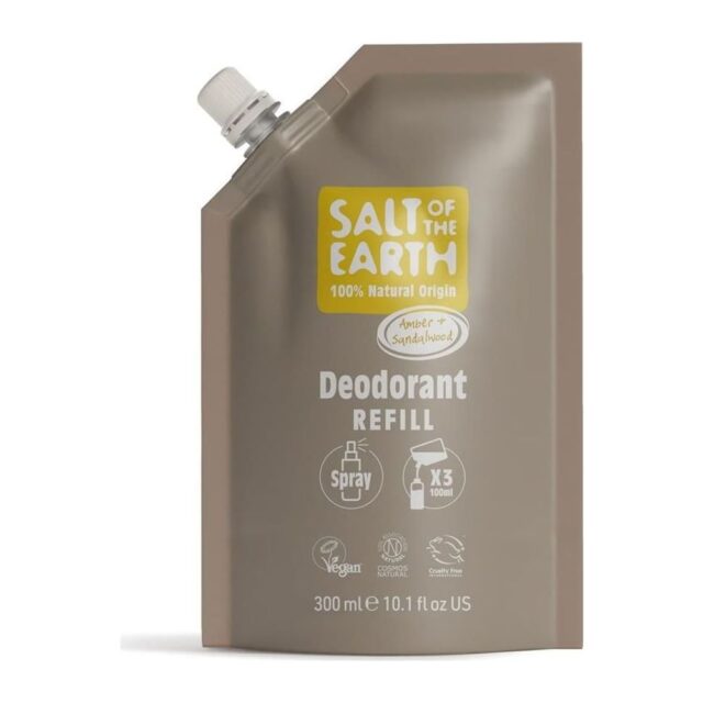 Salt of the Earth Amber & Sandalwood Spray Refill Pouch