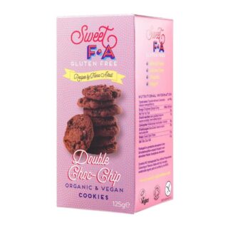 Sweet FA Organic Gluten-Free and Vegan Double Chocolate Chip Cookies