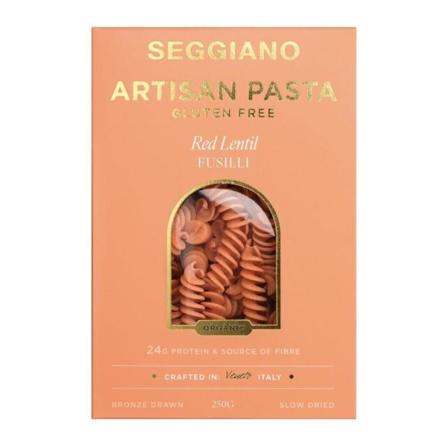 Seggiano Organic Gluten Free Red Lentil Fusilli