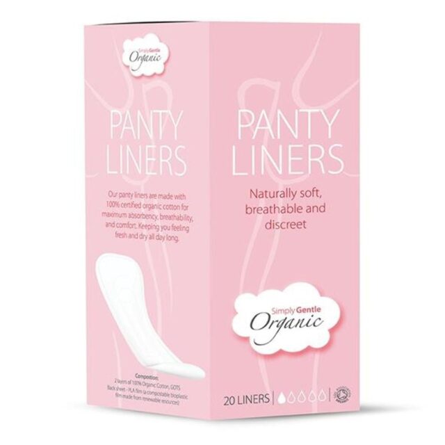 Simply Gentle Organic Cotton Panty Liners 20