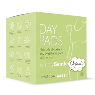 Simply Gentle Day Time Organic Cotton 10 Pack