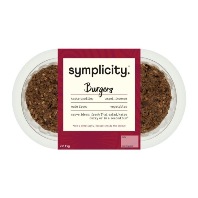Symplicity Foods Plant Based Burgers