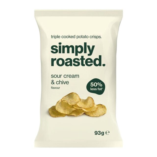 Simply Roasted Sour Cream & Chive Crisps