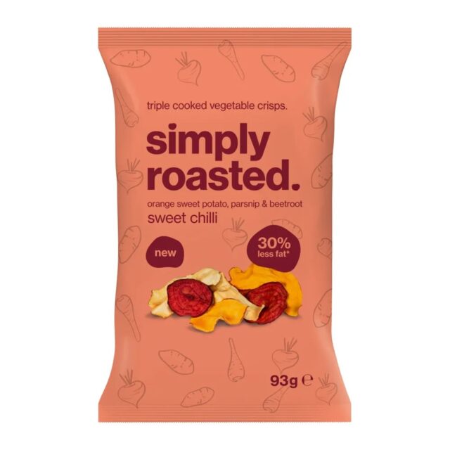Simply Roasted Mixed Vegetable Sweet Chilli Crisps