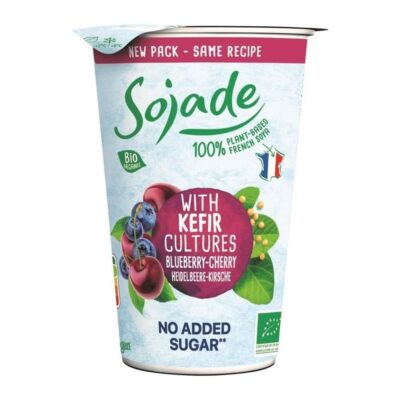 Sojade Organic Blueberry & Cherry Soya Kefir