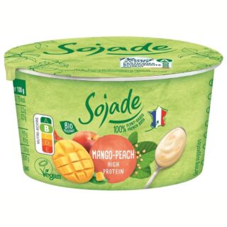 Sojade Organic Mango & Peach Soya Yoghurt Alternative