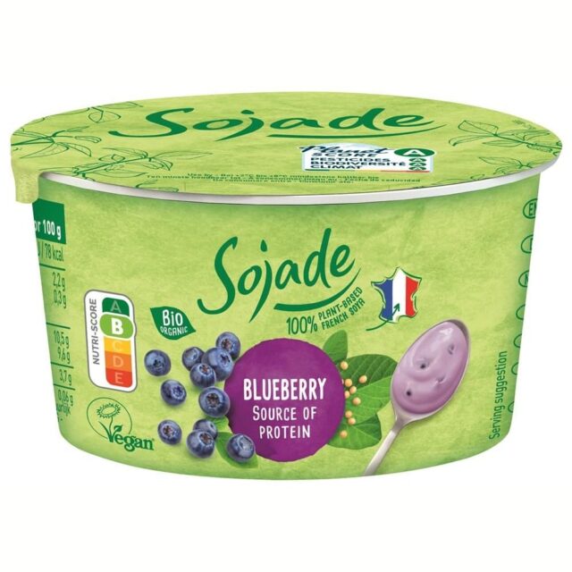 Sojade Organic Blueberry Soya Yoghurt Alternative