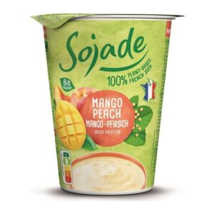 Sojade Organic Mango Peach Soya Yogurt 400g