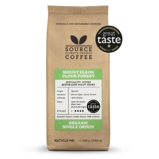 Source Climate Change Coffee Organic Uganda Mount Elgon Coffee 500g Beans