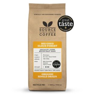 Source Climate Change Coffee Organic Nicaragua Rio Coco 500g Beans