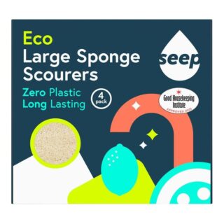 Seep Large Eco Sponge Scourer - 4 Pack
