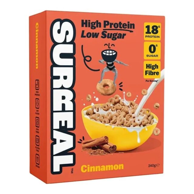 SURREAL High Protein Low Sugar Cinnamon Hoops