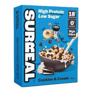 SURREAL High Protein Low Sugar Cookies & Cream Hoops