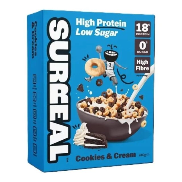 SURREAL High Protein Low Sugar Cookies & Cream Hoops
